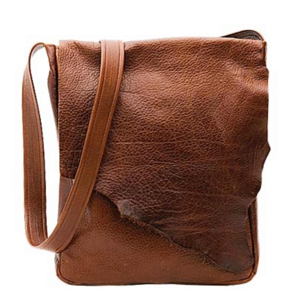 Breezy Mountain Leather Distressed Brown Leather Handbag